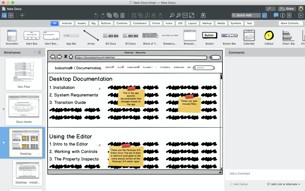 Balsamiq Wireframes 4.8.6 Free Download 2 balsamiq interface