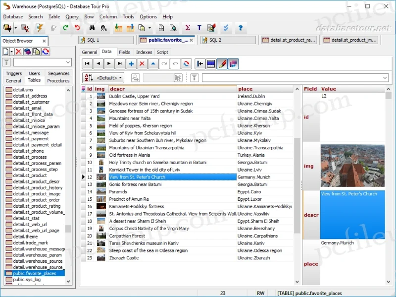 Database Tour 2