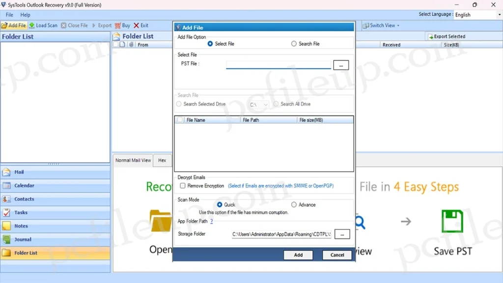 SysTool Outlook Recovery 1