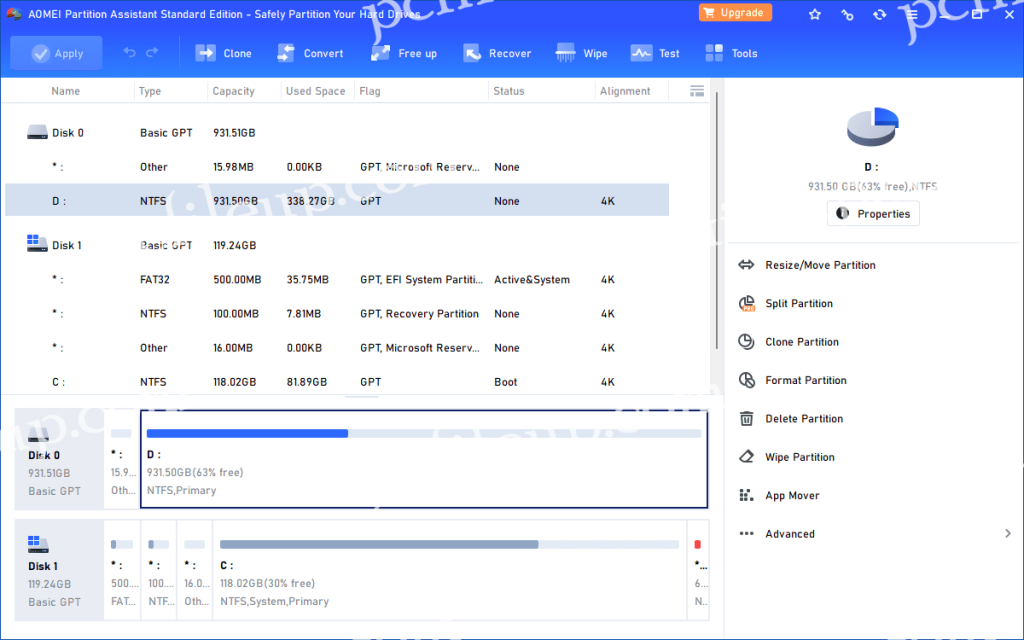 AOEMI Partition Assistant