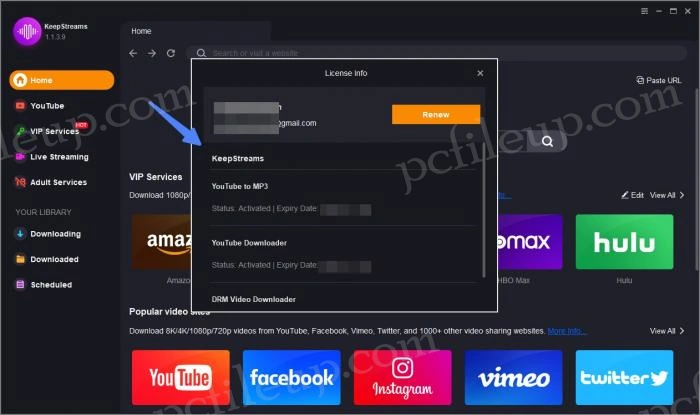 KeepStreams Full Crack