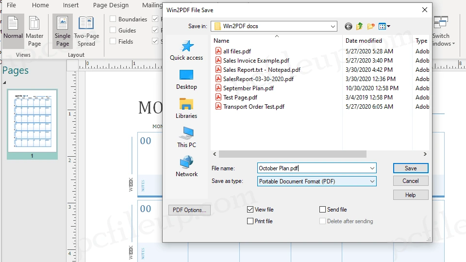 Win2PDF 2